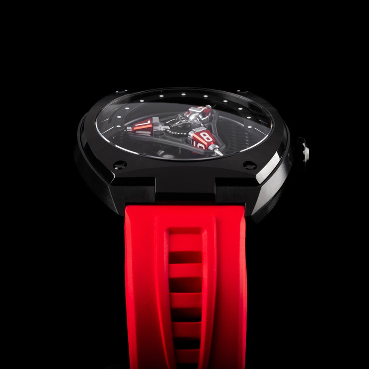 Atowak Tarantula Automatic Twilight Red - Watches.com - B8.3143.S03