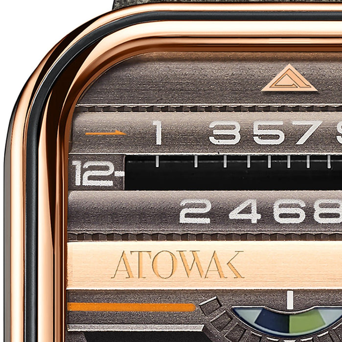 Atowak Windows Pro Automatic Rose Gold angled shot picture