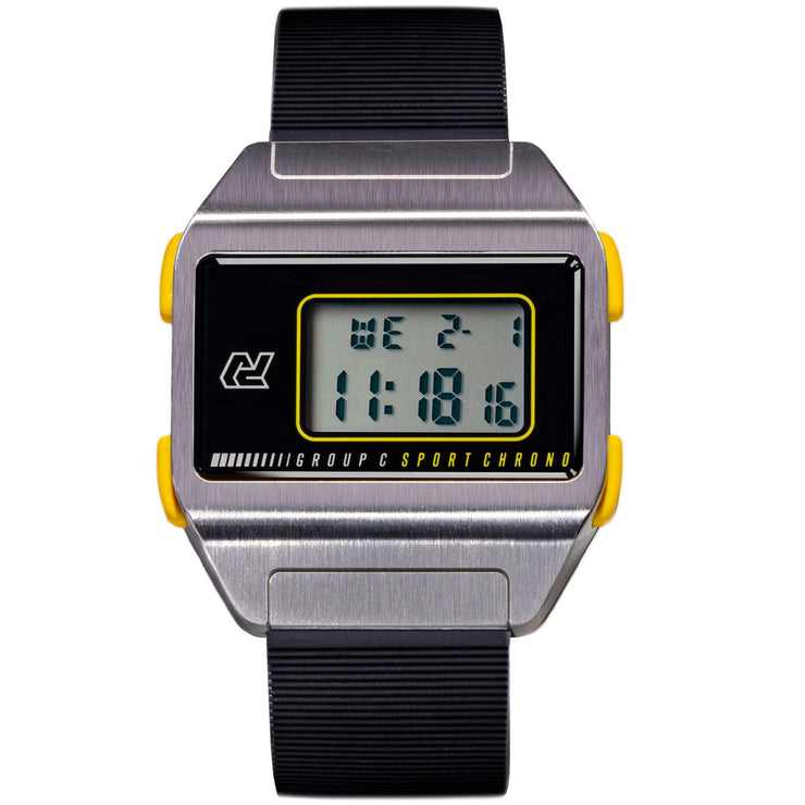 Autodromo Group C Silver Yellow - Watches.com - BP - 009 - S