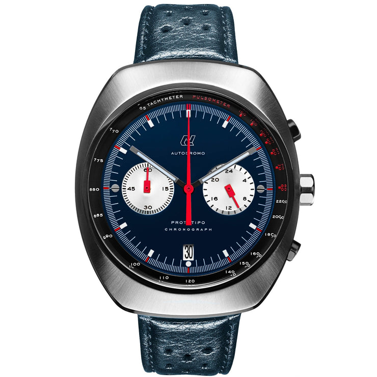 Autodromo Prototipo Chronograph Blue - Watches.com - BP - 003 - B