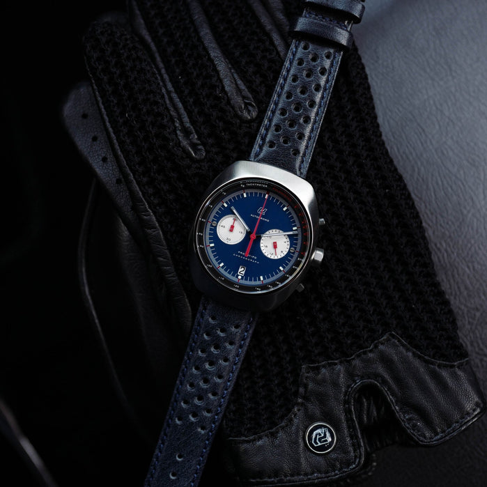 Autodromo Prototipo Chronograph Blue angled shot picture