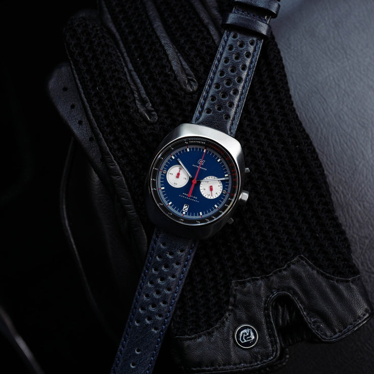 Autodromo Prototipo Chronograph Blue - Watches.com - BP - 003 - B