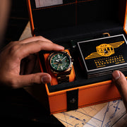 AVI - 8 Bell X - 1 Glamorous Glennis Automatic Limited Edition Mojave Green - Watches.com - AV - 4106 - 44