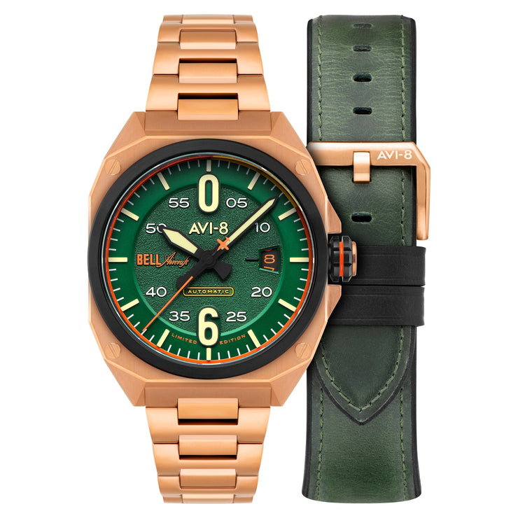 AVI - 8 Bell X - 1 Glamorous Glennis Automatic Limited Edition Mojave Green - Watches.com - AV - 4106 - 44