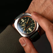 AVI - 8 Bell X - 1 Machbuster Automatic Cavalier Green - Watches.com - AV - 4115 - 05