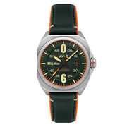 AVI - 8 Bell X - 1 Machbuster Automatic Cavalier Green - Watches.com - AV - 4115 - 05