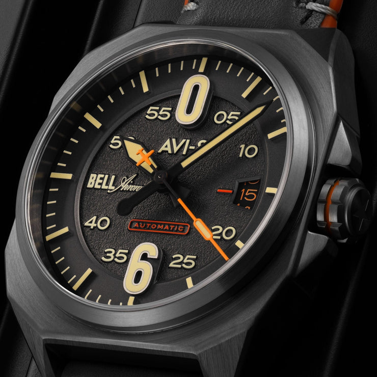 AVI - 8 Bell X - 1 Machbuster Automatic Iron Grey - Watches.com - AV - 4115 - 06