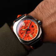 AVI - 8 Bell X - 1 Machbuster Automatic Retro Orange - Watches.com - AV - 4115 - 02