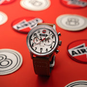 AVI - 8 Carey Dual Time Airfix Edition Silver White - Watches.com - AV - 4088 - 06