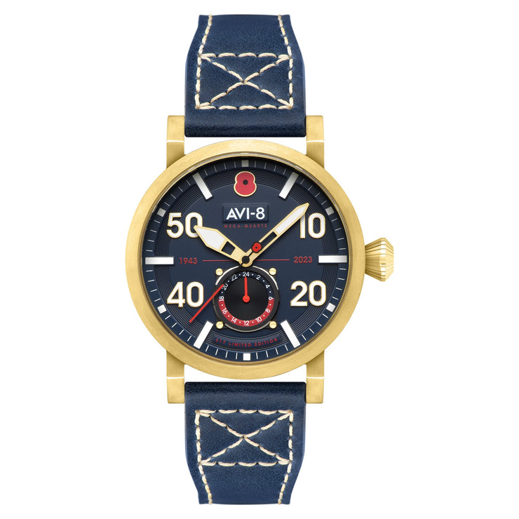 AVI - 8 Dambuster 80Th Anniversary Royal British Legion Meca - Quartz Limited Edition Midnight Blue - Watches.com - AV - 4108 - RBL - 03