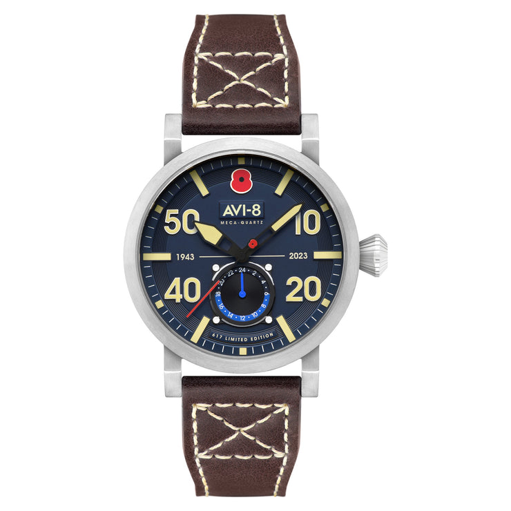 AVI - 8 Dambuster 80Th Anniversary Royal British Legion Meca - Quartz Limited Edition Navy Blue - Watches.com - AV - 4108 - RBL - 02