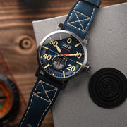 AVI - 8 Dambuster Chadwick Meca - Quartz Cobalt Blue - Watches.com - AV - 4113 - 01