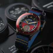 AVI - 8 Flyboy Airmaster Sector Meca - Quartz Navy Blue - Watches.com - AV - 4112 - 04