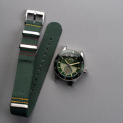 AVI - 8 Flyboy Airmaster Sector Meca - Quartz Vert Green - Watches.com - AV - 4112 - 02