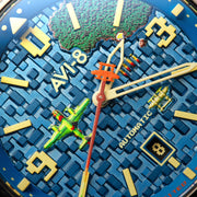 AVI - 8 Flyboy Capcom 1942 Automatic Pixel Limited Edition Gunmetal Ace - Watches.com - AV - 4121 - 22