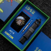 AVI - 8 Flyboy Capcom 1942 Automatic Pixel Limited Edition Midnight Ace - Watches.com - AV - 4121 - 33