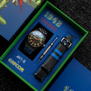 AVI - 8 Flyboy Capcom 1942 Automatic Pixel Limited Edition Silver Ace - Watches.com - AV - 4121 - 11