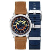 AVI - 8 Flyboy Wingman Worldtimer GMT Automatic Atlantic Blue - Watches.com - AV - 4120 - 01