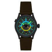 AVI - 8 Flyboy Wingman Worldtimer GMT Automatic Sand Green - Watches.com - AV - 4120 - 02