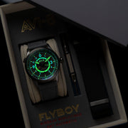 AVI - 8 Flyboy Wingman Worldtimer GMT Automatic Tropical Grey - Watches.com - AV - 4120 - 04