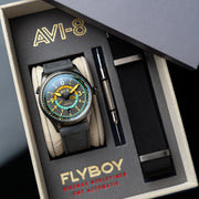 AVI - 8 Flyboy Wingman Worldtimer GMT Automatic Tropical Grey - Watches.com - AV - 4120 - 04