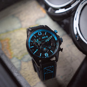 AVI - 8 Hawker Harrier Dual Retrograde Chronograph Storm Black - Watches.com - AV - 4056 - 0A