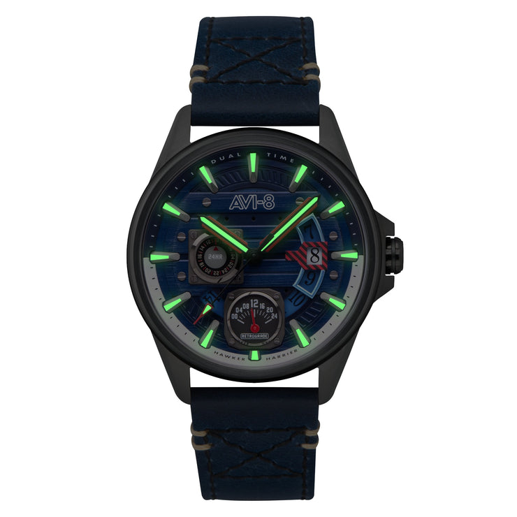 AVI - 8 Hawker Harrier Farley Multifunction Regiment Blue - Watches.com - AV - 4098 - 03