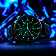 AVI - 8 Hawker Harrier HUD Automatic Gradient Blue - Watches.com - AV - 4117 - 01