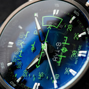 AVI - 8 Hawker Harrier HUD Automatic Gradient Blue - Watches.com - AV - 4117 - 01