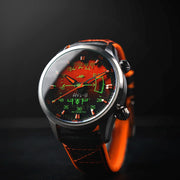 AVI - 8 Hawker Harrier HUD Automatic Gradient Orange - Watches.com - AV - 4117 - 03