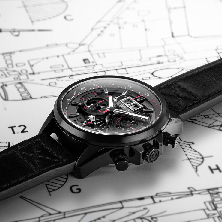 AVI - 8 Hawker Harrier Matador Chronograph Stealth Black - Watches.com - AV - 4065 - 05