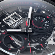 AVI - 8 Hawker Harrier Matador Chronograph Stealth Black - Watches.com - AV - 4065 - 05