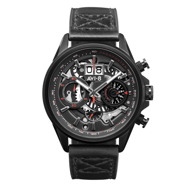 AVI - 8 Hawker Harrier Matador Chronograph Stealth Black - Watches.com - AV - 4065 - 05