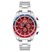 AVI - 8 Hawker Hunter Atlas Dual Time Chronograph Crimson Red - Watches.com - AV - 4100 - 22