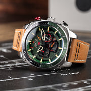 AVI - 8 Hawker Hunter Atlas Dual Time Chronograph Forest - Watches.com - AV - 4100 - 01