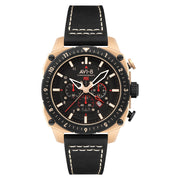 AVI - 8 Hawker Hunter Atlas Dual Time Chronograph Jet Black - Watches.com - AV - 4100 - 06