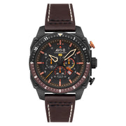 AVI - 8 Hawker Hunter Atlas Dual Time Chronograph Soot Black - Watches.com - AV - 4100 - 08