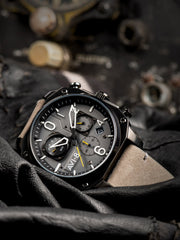 AVI - 8 Hawker Hunter Retrograde Chronograph Sea Gray - Watches.com - AV - 4052 - 03