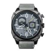 AVI - 8 Hawker Hunter Retrograde Chronograph Sea Gray - Watches.com - AV - 4052 - 03