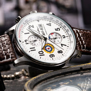 AVI - 8 Hawker Hurricane Classic Chronograph Classic White - Watches.com - AV - 4011 - 01