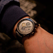 AVI - 8 Hawker Hurricane Classic Chronograph Fossil Grey - Watches.com - AV - 4011 - 0P