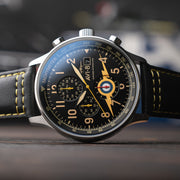 AVI - 8 Hawker Hurricane Classic Chronograph Lightning Orange - Watches.com - AV - 4011 - 0Z