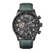 AVI - 8 Hawker Hurricane Classic Chronograph Military Green - Watches.com - AV - 4011 - 0D