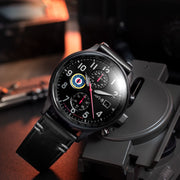 AVI - 8 Hawker Hurricane Classic Chronograph Night Reaper Limited Edition Void Black - Watches.com - AV - 4011 - 0T