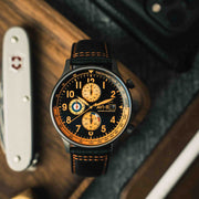 AVI - 8 Hawker Hurricane Classic Chronograph Noire - Watches.com - AV - 4011 - 0R