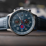 AVI - 8 Hawker Hurricane Classic Chronograph Opal Blue - Watches.com - AV - 4011 - 1A