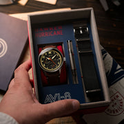 AVI - 8 Hawker Hurricane Mckellar Dual Time Metropolis Black - Watches.com - AV - 4101 - 0B