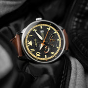 AVI - 8 Hawker Hurricane Mckellar Dual Time Metropolis Black - Watches.com - AV - 4101 - 0B