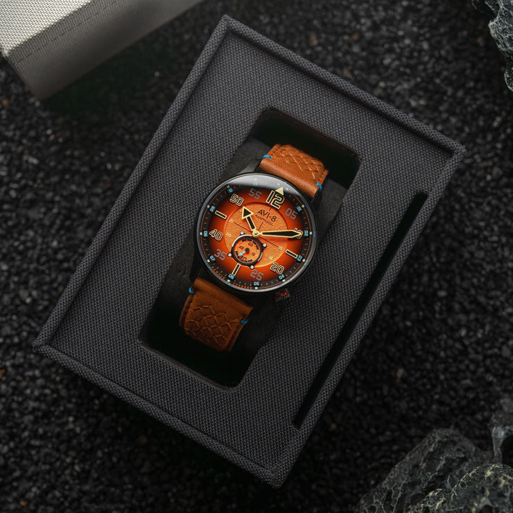 AVI - 8 Hawker Typhoon Baldwin Automatic Burnt Orange - Watches.com - AV - 4119 - 02