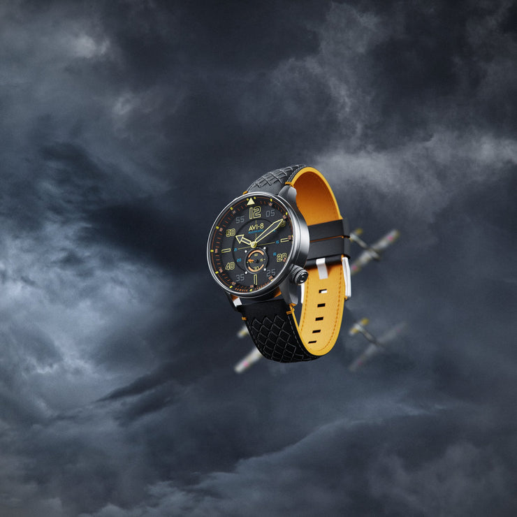 AVI - 8 Hawker Typhoon Baldwin Automatic Cool Black - Watches.com - AV - 4119 - 01